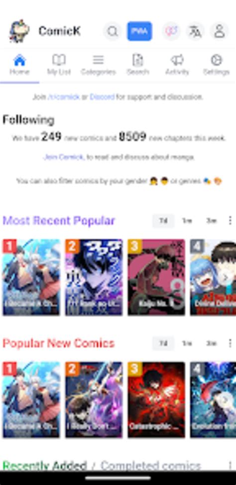 ComicK App Download .